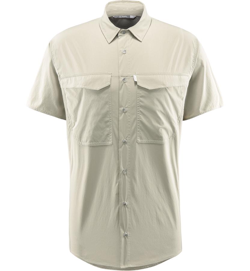 Haglöfs Salo Shirts Brown For Mens PYOVS2817 Australia